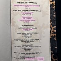 Menu   at Centrum Linden in Hannover