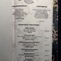 Breakfast menu   at Centrum Linden in Hannover