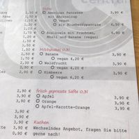 breakfast menu 3 at Centrum Linden in Hannover