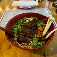 Impossible Rice Noodle Bowl  at 86 Forks Bar + Table in Pensacola