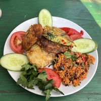 Gemischter Teller zum selbst zusammenstellen , vegan  at Paşa Hamam Cafe in Istanbul