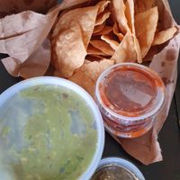 Chips salsa guac at The Little Chihuahua - Divisadero in San Francisco