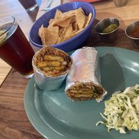 Plantain and bean vegan burrito   at The Little Chihuahua - Divisadero in San Francisco