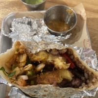 Plantain and black bean vegan burrito   at The Little Chihuahua - Divisadero in San Francisco