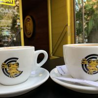 Coffees   at Croak's in Girona