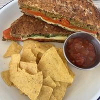 The Med Toastie (made vegan)  at Dreamy Goat Coffee Co. in Inverurie