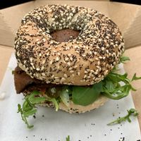 New York Bagel  at Dreamy Goat Coffee Co. in Inverurie