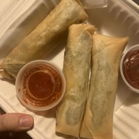 Philly cheesesteak egg rolls at Philly Vegan in Richmond