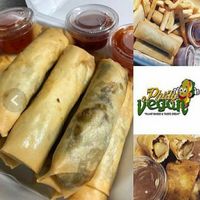 All of their eggrolls are DELICIOUS at Philly Vegan in Richmond
