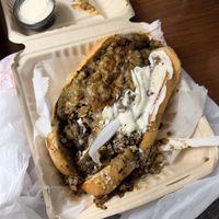 Cheesesteak — don’t mind my mayo lol  at Philly Vegan in Richmond