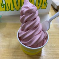 Strawberry Dole Whip 🍓 at The Chillin Pineapple in Wildwood