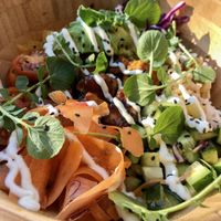 Teriyaki tofu bowl #Veganuary at Ahimsa in Mallorca