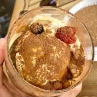 Chocolate mousse  at Ahimsa in Mallorca