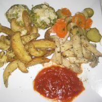 Broccoli cutlets at BioWay - Waly Jagiellonskie in Gdansk