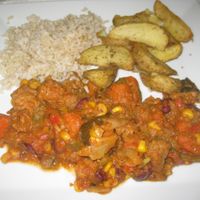 Soya goulash at BioWay - Waly Jagiellonskie in Gdansk