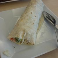Vegan wrap at BioWay - Waly Jagiellonskie in Gdansk