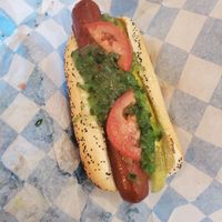 Vegan Chicago dog at The Chilly Banana in Philadelphia