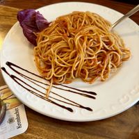 The noodles were a bit too salty  at San Marco in Luebeck