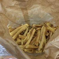 Homemade fries at Francesinha em Casa in Portimao