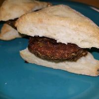 Vegan biscuit with lentil sausage patty  at Tidal Creek Food Co-op in Wilmington