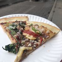 Pizzas at Chez Zac Pizzeria in Montreal