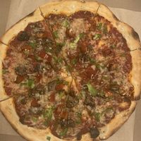 All dresse at Chez Zac Pizzeria in Montreal