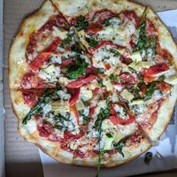 Penny Lane at Chez Zac Pizzeria in Montreal