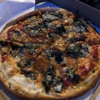 Pizza Mile End 10’´  at Chez Zac Pizzeria in Montreal