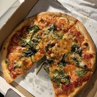 Mile end (our fave)  at Chez Zac Pizzeria in Montreal