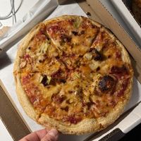 10” size  at Chez Zac Pizzeria in Montreal