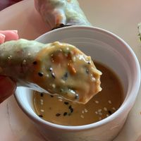 Veggie spring rolls at Wasabi Sushi Bar in Whitefish