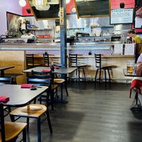 Interior view from host station  at Wasabi Sushi Bar in Whitefish