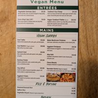 New vegan menu at Indian Experience in Morisset