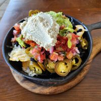 Vegan nachos at Freshie Mex in Freshwater