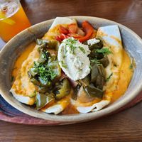 Vegan enchiladas at Freshie Mex in Freshwater