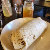 Vegan burrito at Freshie Mex in Freshwater