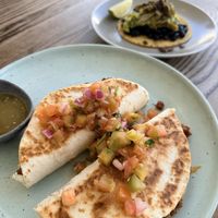 Guac came later!!   at Freshie Mex in Freshwater