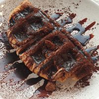 Croffle at Breaghetti Itaewon in Seoul