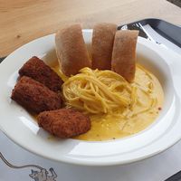 Cream Cheese Pasta at Breaghetti Itaewon in Seoul