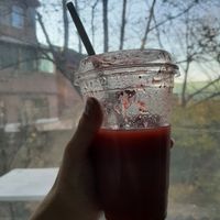 Strawberry (grapefruit) juice at Breaghetti Itaewon in Seoul
