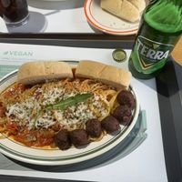 Spaghetti with meatballs  at Breaghetti Itaewon in Seoul