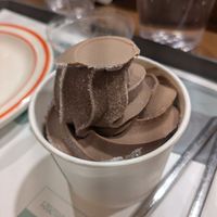 Choc soft serve at Breaghetti Itaewon in Seoul