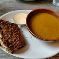 Vegetable soup (starter) at Castle Bistro in Londonderry
