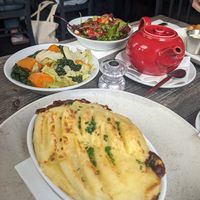 Cottage pie and seasonal veggies at Castle Bistro in Londonderry