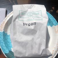 Vegan pasties  at Miners Pasties and IceCream in Munising