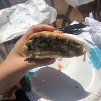 Vegan pasties   at Miners Pasties and IceCream in Munising