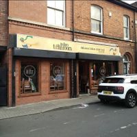 Outside at Indian Tiffin Room in Cheadle