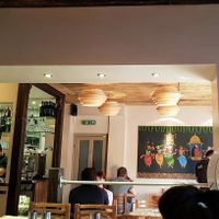 Inside, small and cosy at Indian Tiffin Room in Cheadle