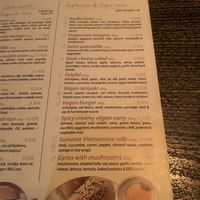 Up to date menu   at Resto Bar Taraca in Kotor