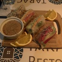 Summer Vietnamese rolls   at Resto Bar Taraca in Kotor